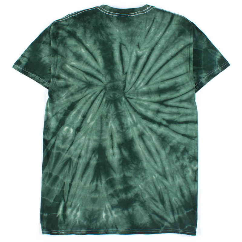 Green Tie Dye Sun Effect T-Shirt