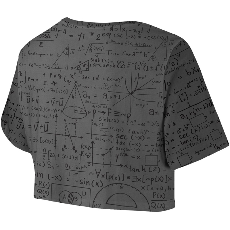Math Crop Top