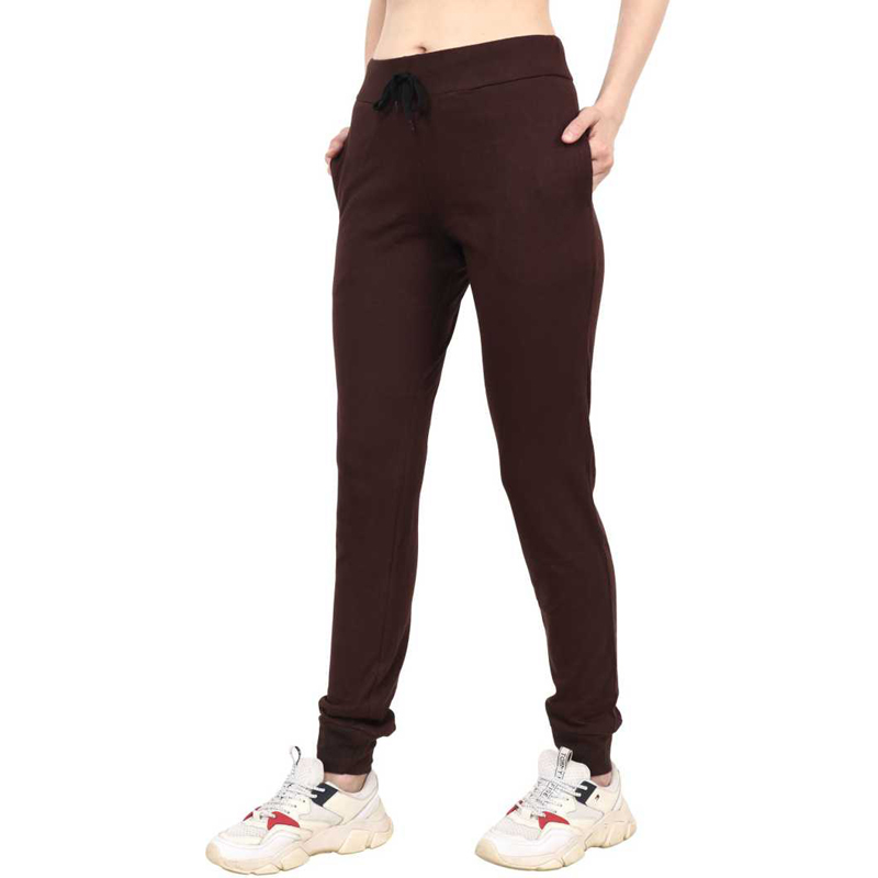Brown Running Wear Track Pants